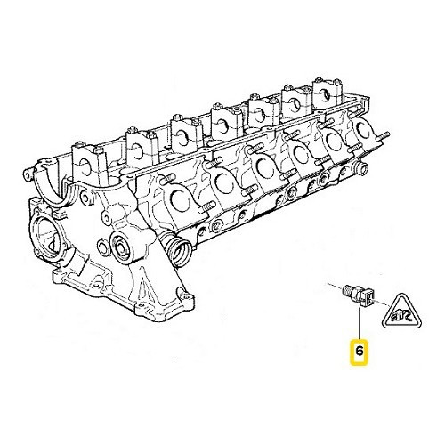  Interruptor de temperatura do radiador para BMW E36 - BC54406-1 