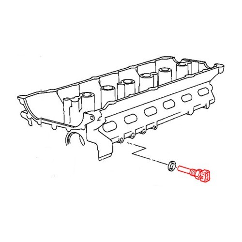 Motorwater temperatuur sensor voor BMW E36 - BC54628