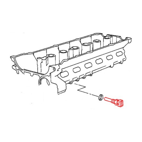 Sensore di temperatura dell'acqua del motore per BMW E34 - BC54630