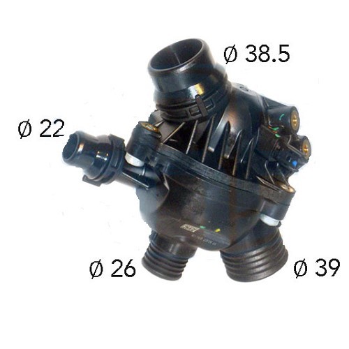  Behuizing met 97°C calorstat voor BMW Z4 (E85-E86) met N52 motoren - BC55776 