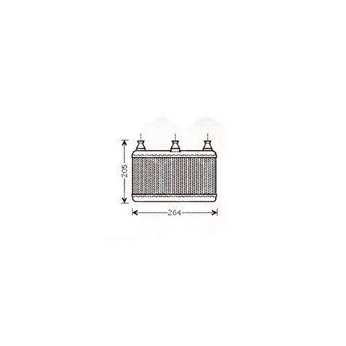 Heating radiator for BMW E60/E61 - BC56007