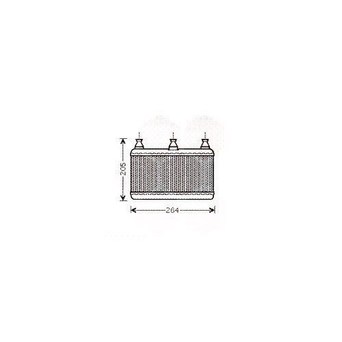 Radiateur de chauffage pour BMW E60/E61 - BC56007