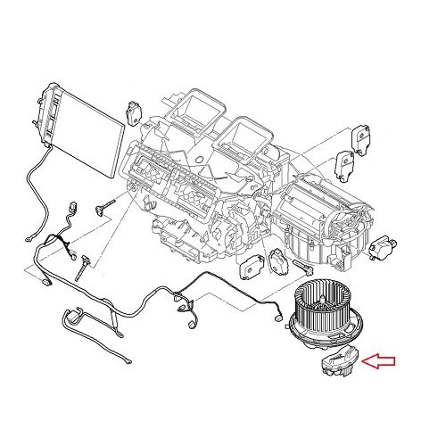  Heater fan heater for BMW 1 Series E81-E82-E87-E88 - BC56305 