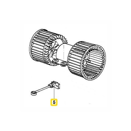 Verwarmings temperatuur sensor voor BMW E39 - BC56312