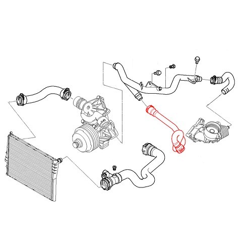 Schlauch am Rücklaufrohr für BMW X5 E53 - BC56873