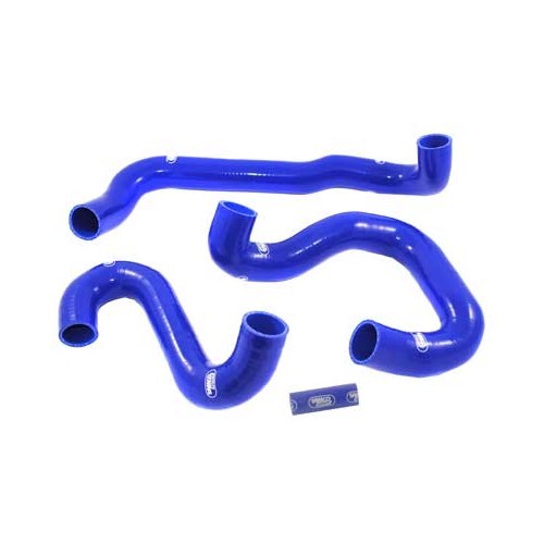 SAMCO water hoses blue for BMW E30 6 cylinders, 4 pieces