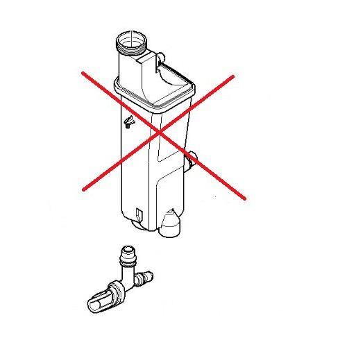 Waterleiding op Febi expansievat voor Bmw 3 Serie E46 (04/1997-12/2006) - BC57111