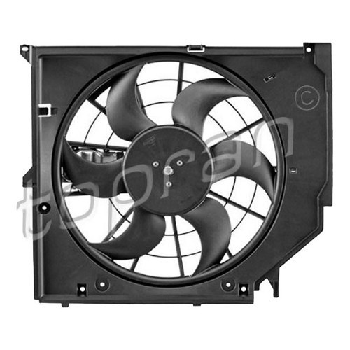  Ventilateur électrique de radiateur moteur TOPRAN pour BMW Série 3 E46 Touring et Compact (05/1998-07/2005) - BC57202 