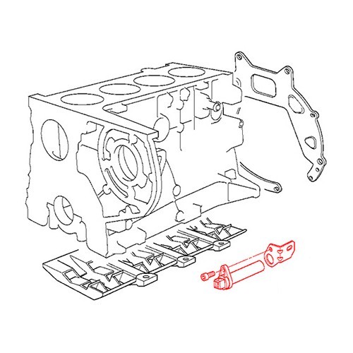 Émetteur d'impulsions vilebrequin et arbre à cames pour BMW E36 Diesel - BC73017