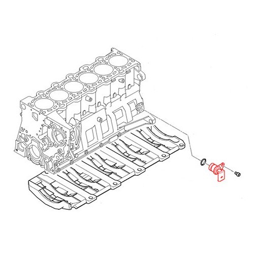  Emisor de impulsos sobre cigüeñal para BMW E46 de 6 cilindros diésel - BC73026-1 