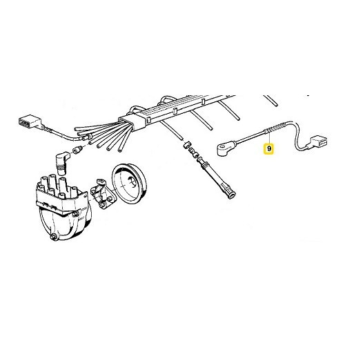 Sensor de la impulsión del encendido para BMW E34 - BC73094