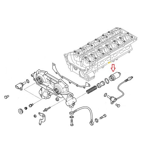 Electric camshaft control valve for BMW E46 - BD20153