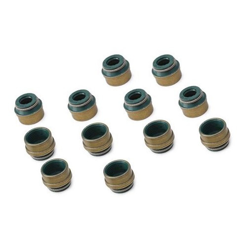  Kit de 12 joints de queue de soupapes avec tige diamètre 7mm  pour BMW Série 3 E21 6 cylindres (07/1977-12/1982) - moteur M20 - BD25313 