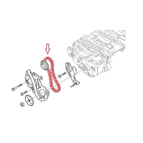 Catena di distribuzione per BMW E90/E91/E92/E93 - BD30454