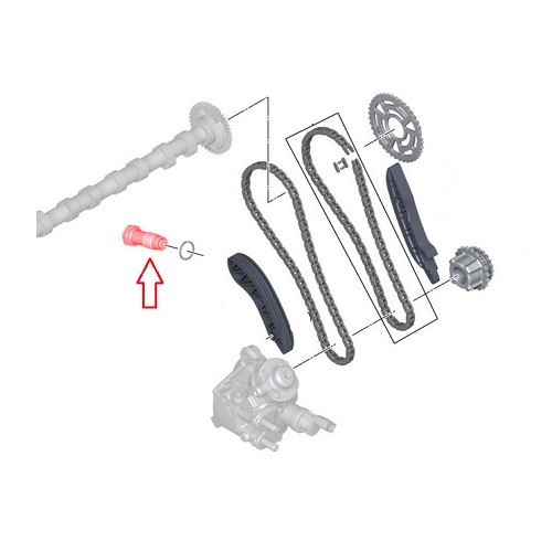  Steuerkettenspanner für BMW X3 E83 LCI 4 Zylinder Diesel (11/2006-08/2010) - BD30591-2 