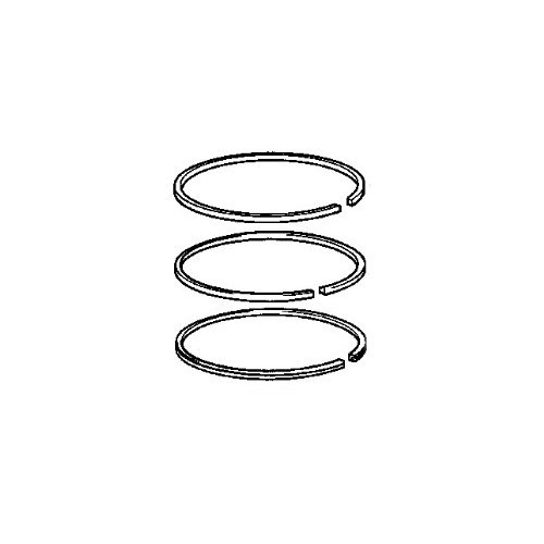  Segment de piston côte standard KS pour Bmw Série 5 E28 (12/1986-12/1987) - BD50008 