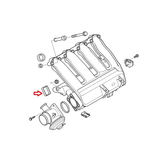 Guarnizione collettore di aspirazione inferiore per BMW X5 E53 - BD71427