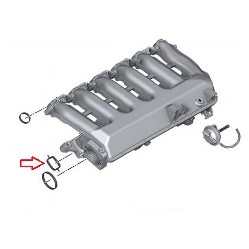 Junta do colector de admissão inferior para BMW X5 E53 - BD71427