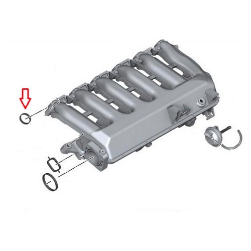 Bovenste inlaatspruitstuk pakking voor BMW E90/E91/E92/E93 - BD71428