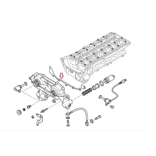 Vanos pakking voor BMW Z3 (origineel BMW) - BD71440