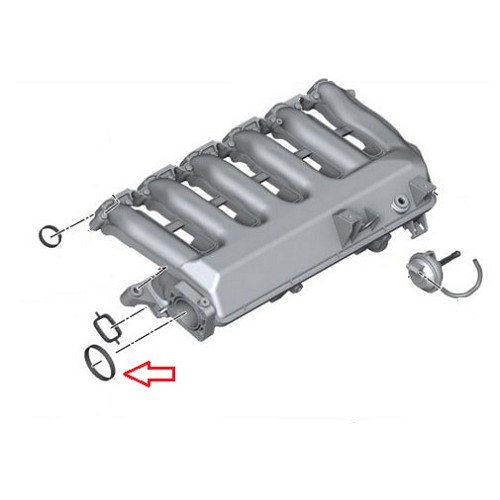  Guarnizione per valvola AGR per il ricircolo dei gas di scarico BMW X5 E53 - BD71451-2 