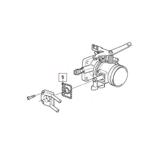 Guarnizione della valvola a farfalla della presa d'aria per Bmw Serie 3 E30 (09/1983-02/1994) - BD79919