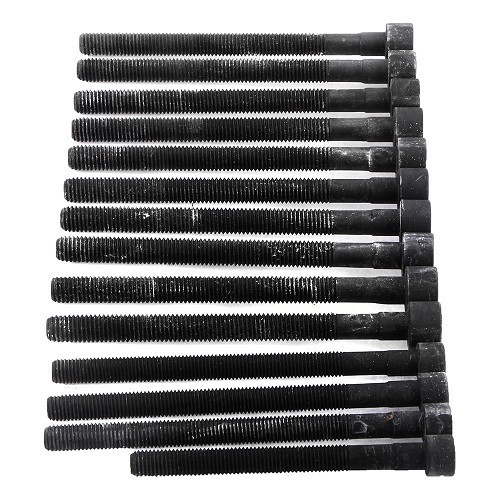 Set of 14 cylinder head screws for BMW 3 Series E90 E91 E92 E93 phase 1 - N52 and N53 engines - BD83806