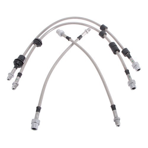 GOODRIDGE aviation type brake hoses for BMW 5 series E60 and E61 - BH24402