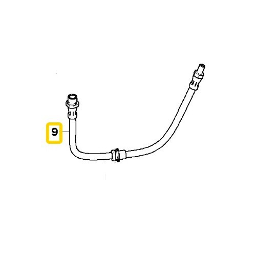 Achterremslang MEYLE OE voor BMW X3 E83 (01-2003/08/2010) - BH24623