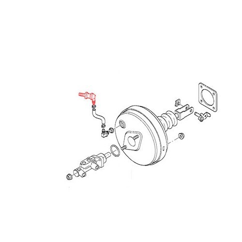 Válvula de retenção de vácuo para BMW E39 - BH24800