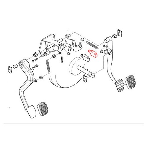 Brake light switch for BMW E46 - BH24908