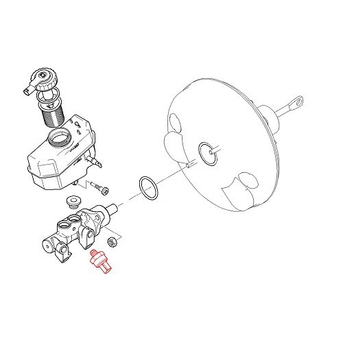 DSC druksensor voor BMW E46 - BH24918