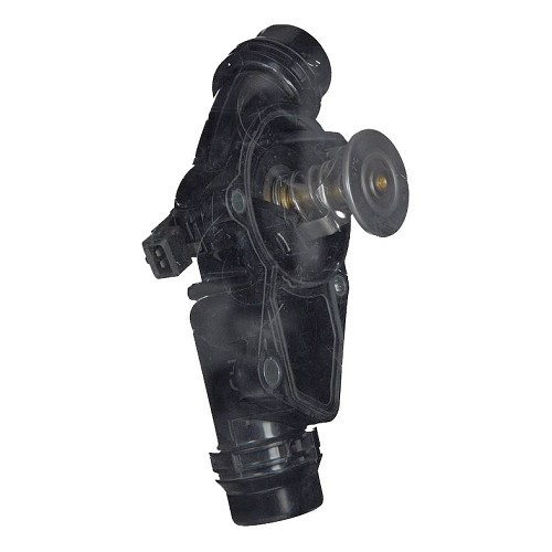 Carcaça com calorstato FEBI 97°C para motores BMW série 3 E46 e série 5 E39 a gasolina de 6 cilindros (07/1997-08/2006) - motores M52 e M54 - BH27523