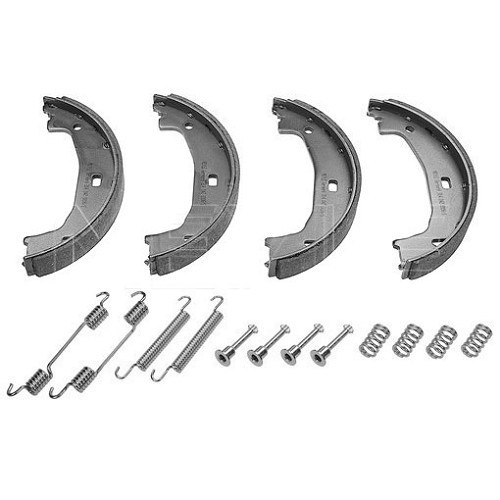  Set of 4 handbrake shoes for BMW E90/E92/E93 - MEYLE Original Quality - BH29119 