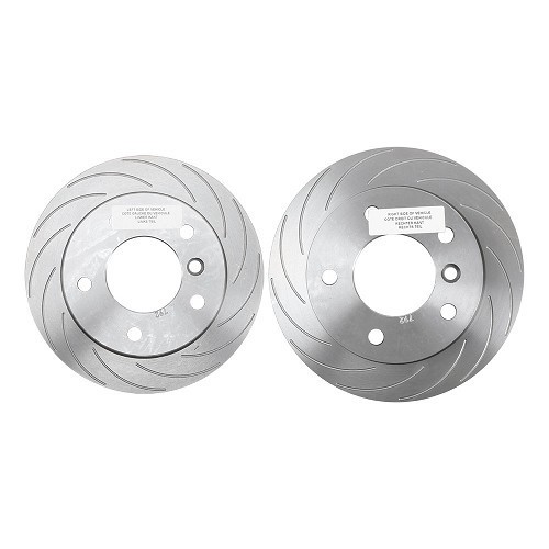 Disques arrière rainurés turbines BREMTECH 272 x 10 mm pour BMW Z3 (E36) - BH30220