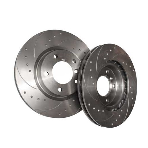 BremTech pointed grooved 315 x 28 mm front discs for BMW Z3 (E36) - BH30224