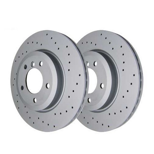     
                
                
    ZIMMERMANN drilled front discs 325 x 25 mm for BMW E46 - 2 pieces - BH30420Z
