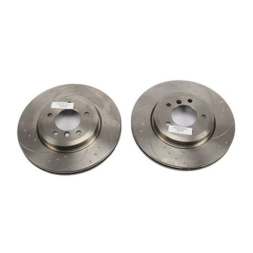 BREMTECH grooved and dimpled front discs, 300 x 24 mm, for BMW E90/E91/E92/E93 LCI - BH30733