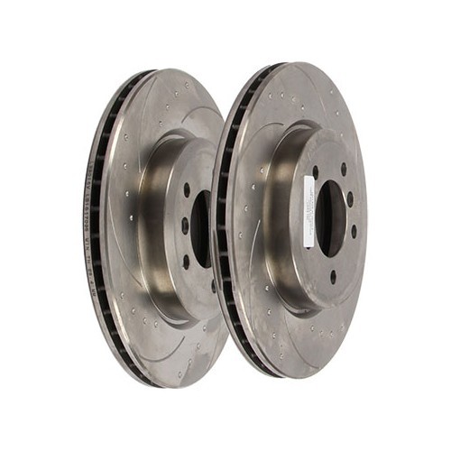  BREMTECH 330 x 24 mm geschlitzte vordere Bremsscheiben, spitz, für BMW 1er E81-E82-E87-E88 - BH30806 