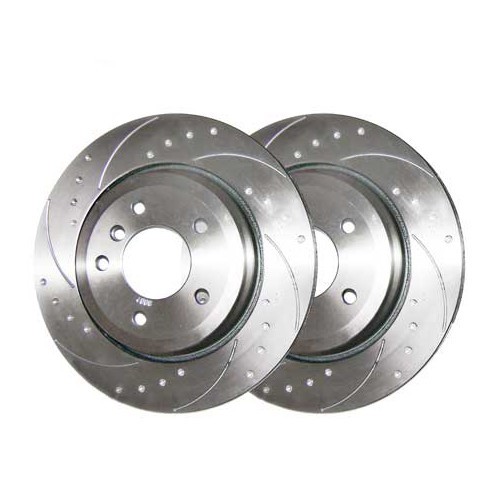     
                
                
    BremTech pointed grooved 324 x 20 mm rear brake discs for BMW X5 E53 - BH31351
