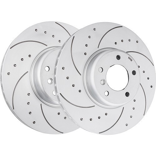  BREMTECH 348x36mm genutete/gespitzte Bremsscheiben vorne für BMW E60/E61 - BH31433 