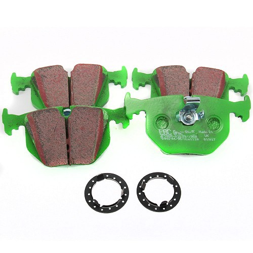  Set of EBC Green rear brake pads for BMW X5 E53 - BH40032 