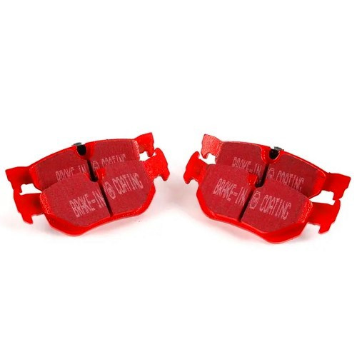  Juego de pastillas de freno traseras EBC Rojas para BMW E90/E91/E92/E93 4 y 6 cilindros - BH40056 