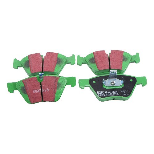  Front Brake Pads EBC Green for BMW 1 Series E81-E82-E87-E88 120d to 125i - BH40088 