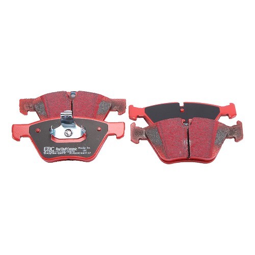  Front Brake Pads EBC Red for BMW 1 Series E81-E82-E87-E88 120d to 125i - BH40089 