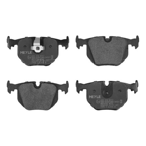  Meyle OE Bremsbeläge hinten für Bmw Serie 3 E46 (06/1998-08/2006) - BH40127 