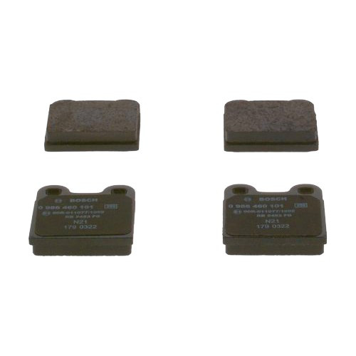  Pastilhas de travão traseiras BOSCH para Bmw E9 (04/1971-11/1975) - BH50004 