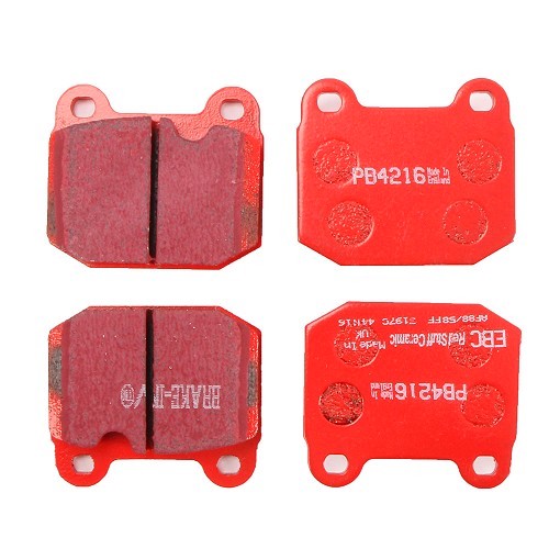 Plaquettes avant EBC Rouges pour BMW E21 - BH50009