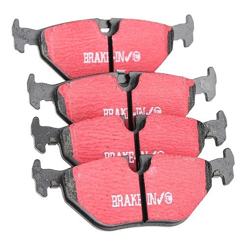  Rear brake pads EBC Black for BMW Z4 (E85-E86) - BH50111 