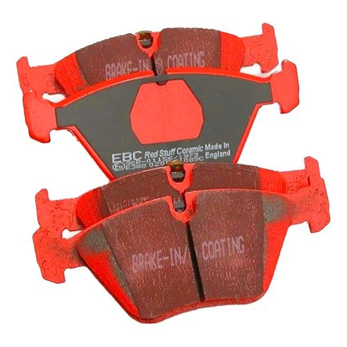 Set of red EBC front brake pads for BMW Z3 (E36)